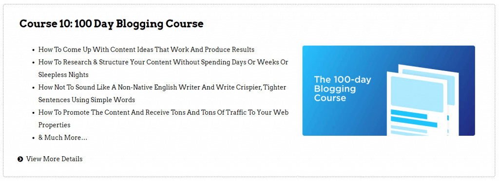 Screenshot Of 100 Day Blogging Course Of Digital Deepak